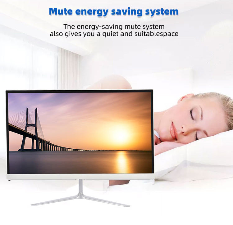 24 inch all-in-one computer (Intel I5/I7, RAM8/16GB, SSD1024GB, Intel HD Graphics , Windows 11 Pro), white, English keyboard, English system