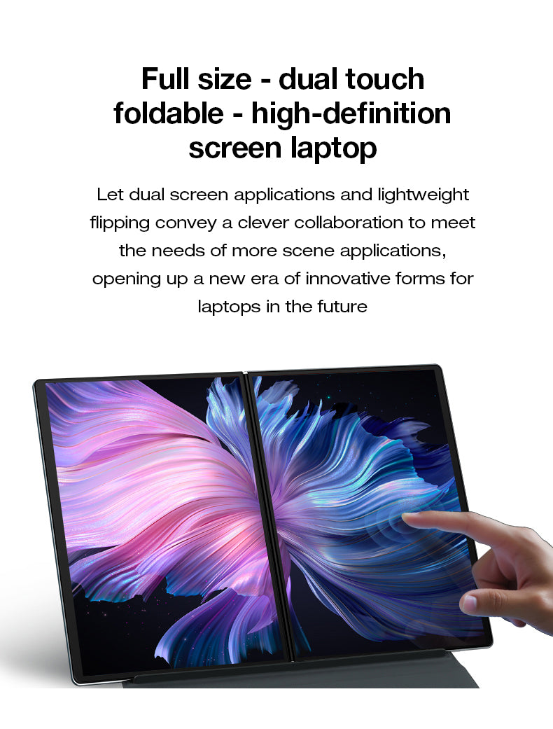 13.5“ dual-screen touch laptop CPU:N100 RAM:16G SSD:128G/256G/512G/1024G/2048G