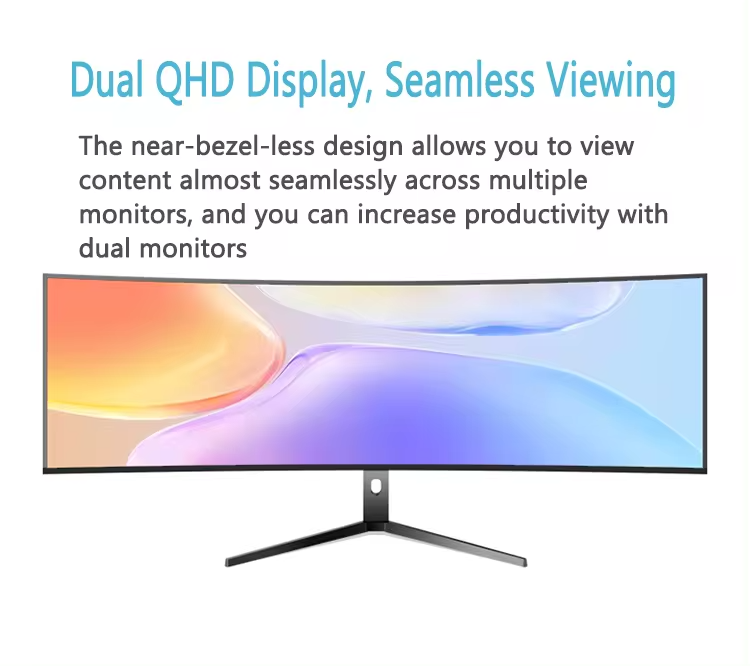 49“ curved screen computer monitor 4K/5K 165HZ