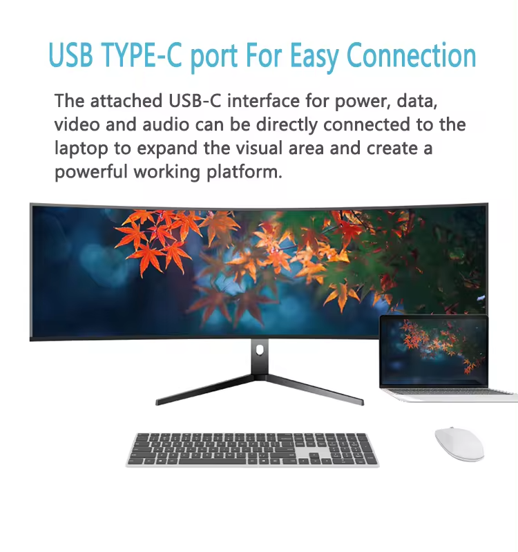 49“ curved screen computer monitor 4K/5K 165HZ