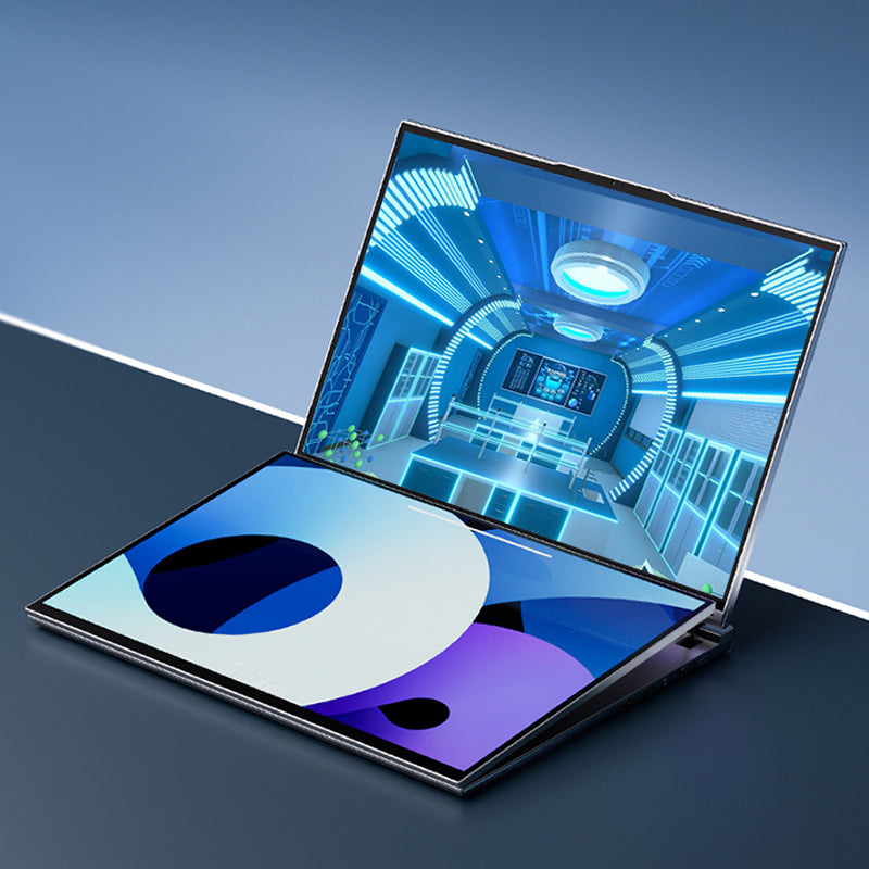 16“dual-screen touch laptop CPU:I5-12450H/I7-1260P RAM:8G/16G/32G/64G SSD:256G-4TB