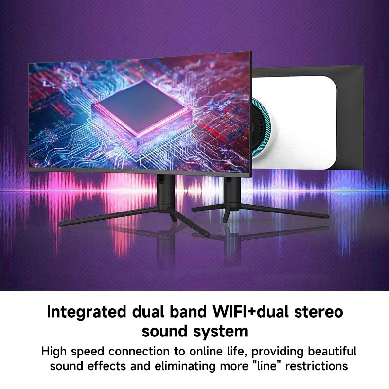 34 inch 4k all-in-one computer (Intel i9/i7/i5, RAM16/32/64GB, SSD256/512/1024GB, Intel Iris Xe Graphics eligible, Windows 11 Pro), white, English keyboard, English system