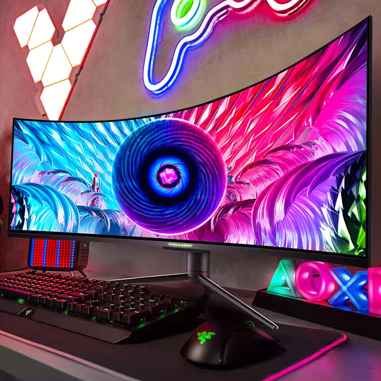 49“ curved screen computer monitor 4K/5K 165HZ