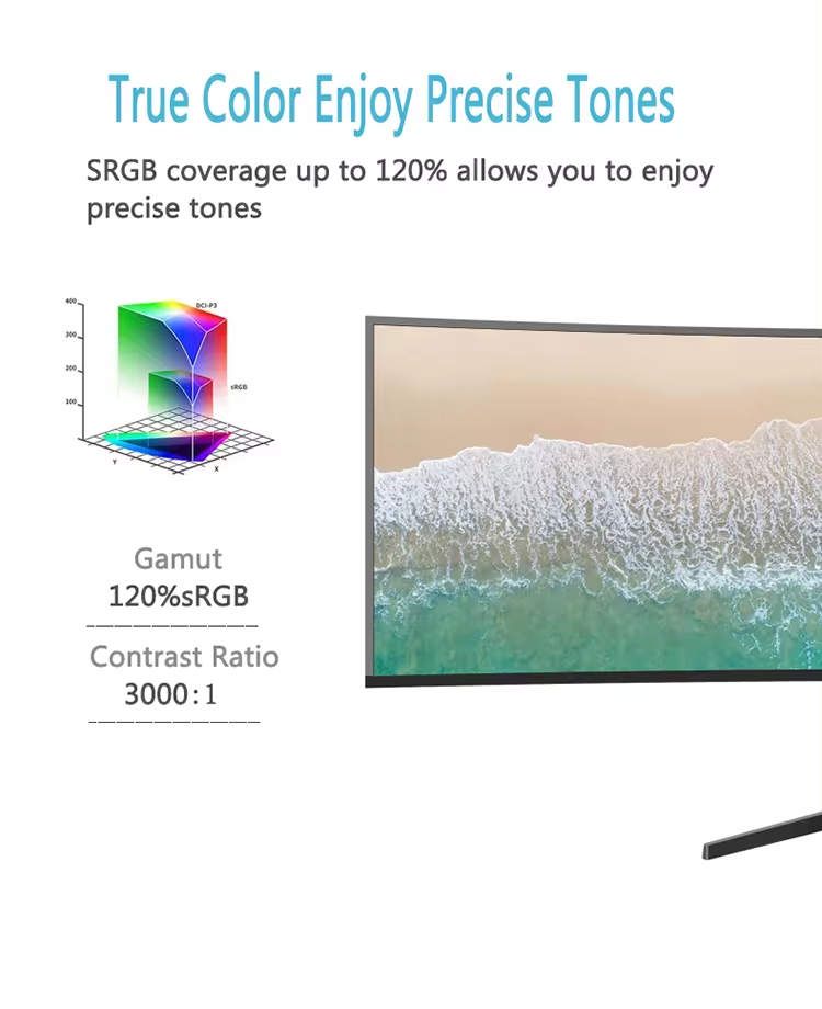 49“ curved screen computer monitor 4K/5K 165HZ